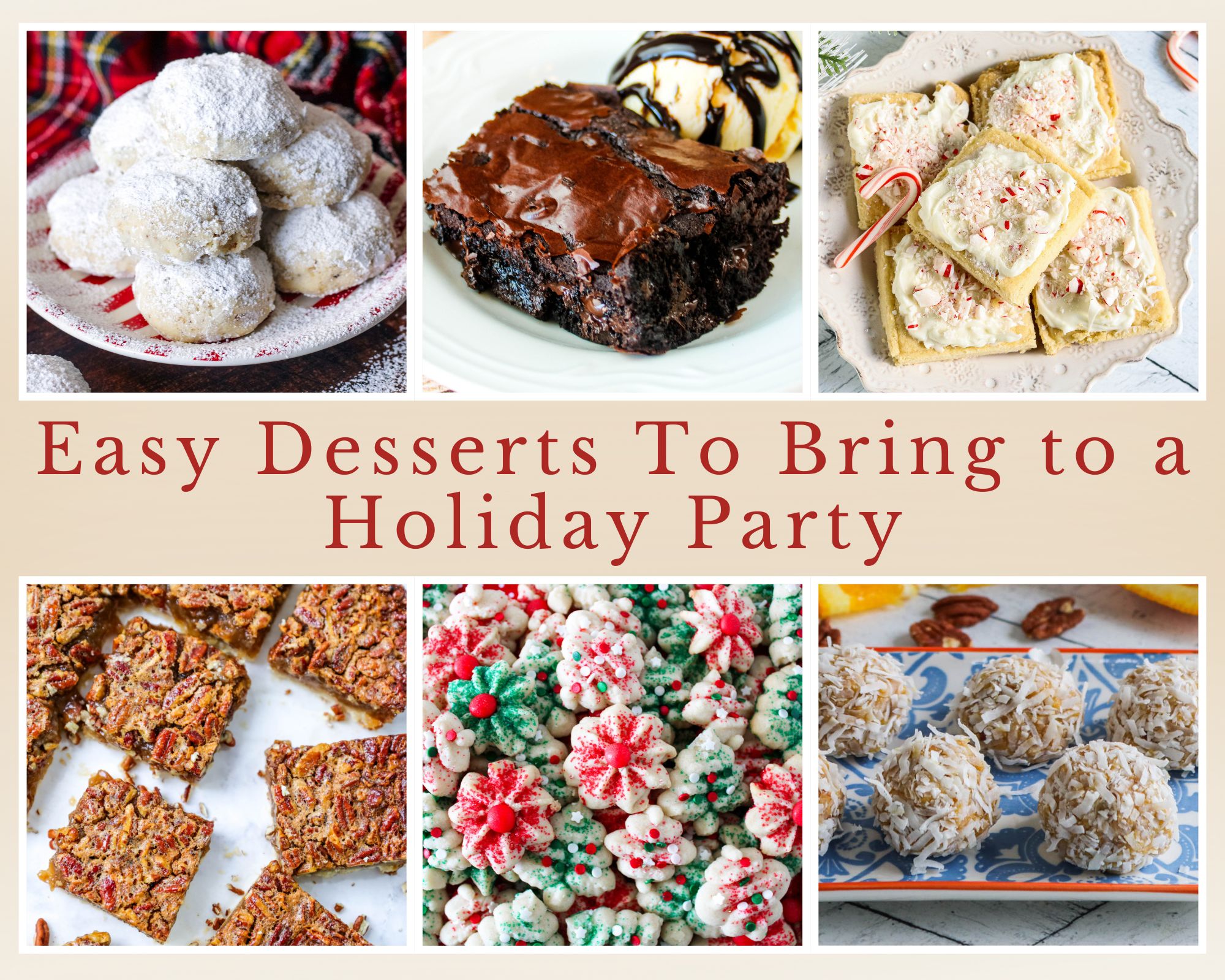 Easy Desserts To Bring to a Holiday Party