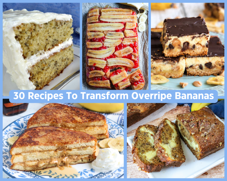 30 Recipes To Transform Overripe Bananas - Just A Pinch