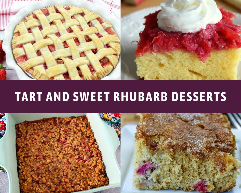 Tart and Sweet Rhubarb Desserts