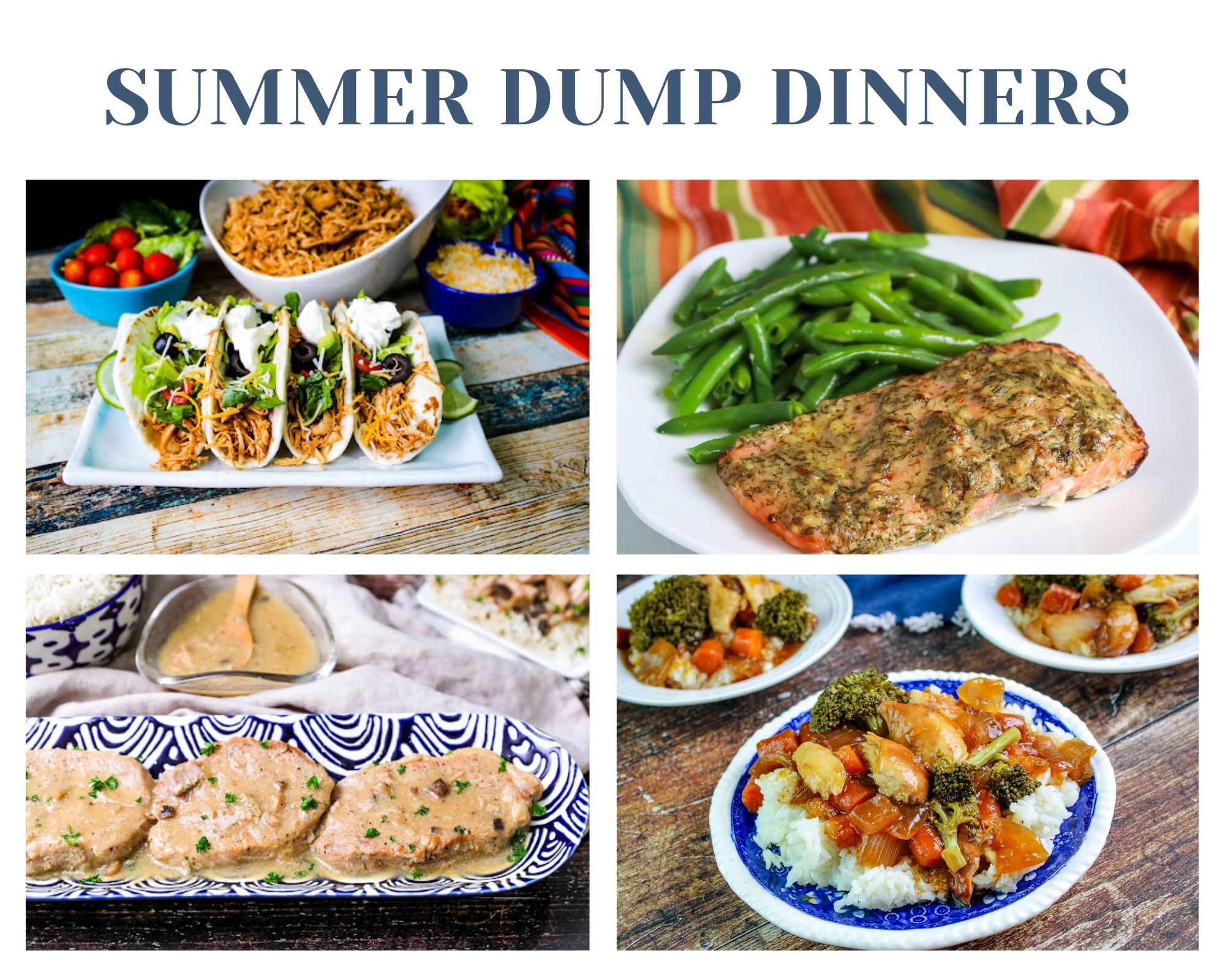 Summer Dump Dinners