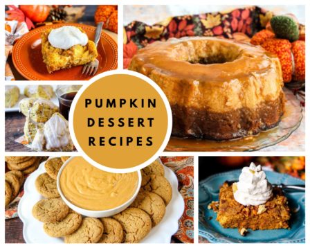 pumpkin dessert recipes
