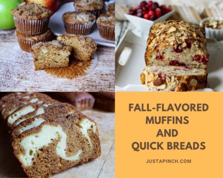 Fall Flavored Muffins and Quick Breads