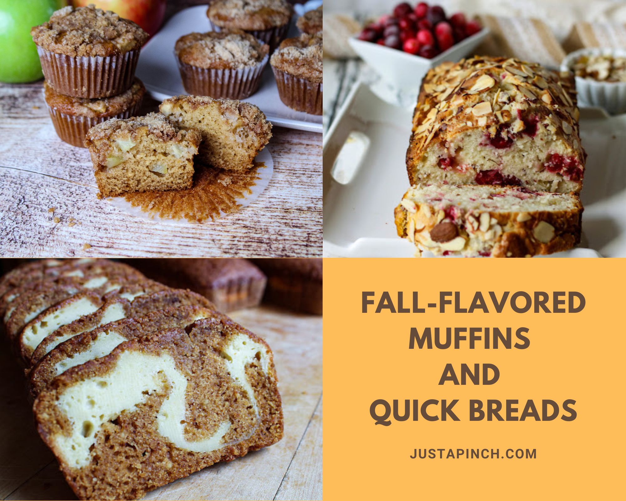 Fall Flavored Muffins and Quick Breads