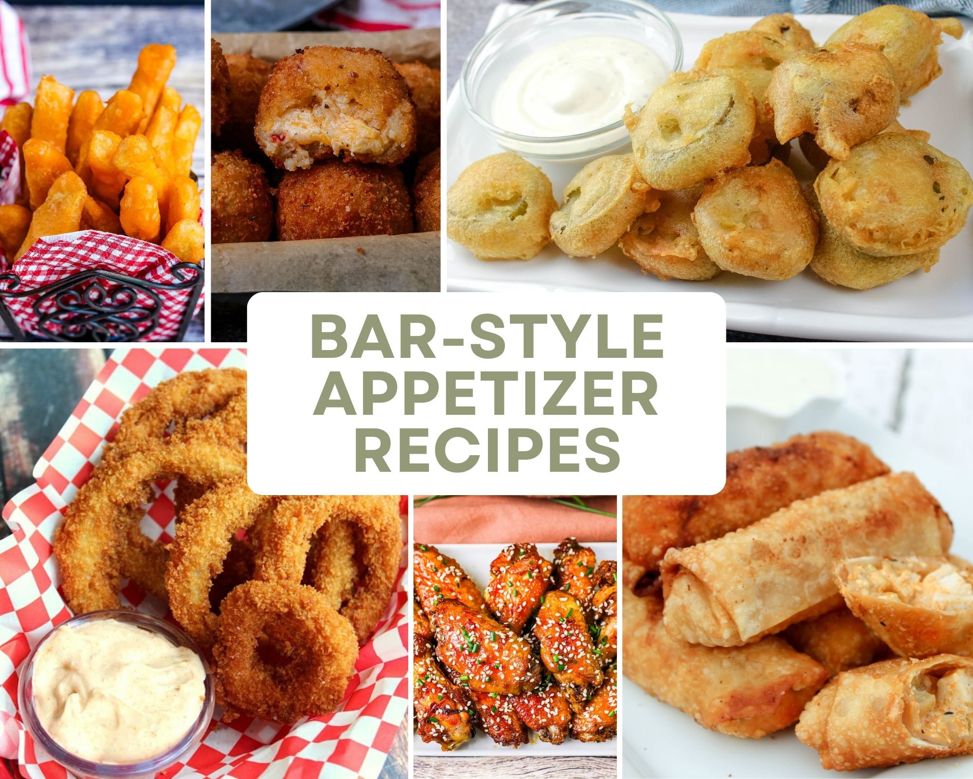 Bar-Style Appetizer Recipes