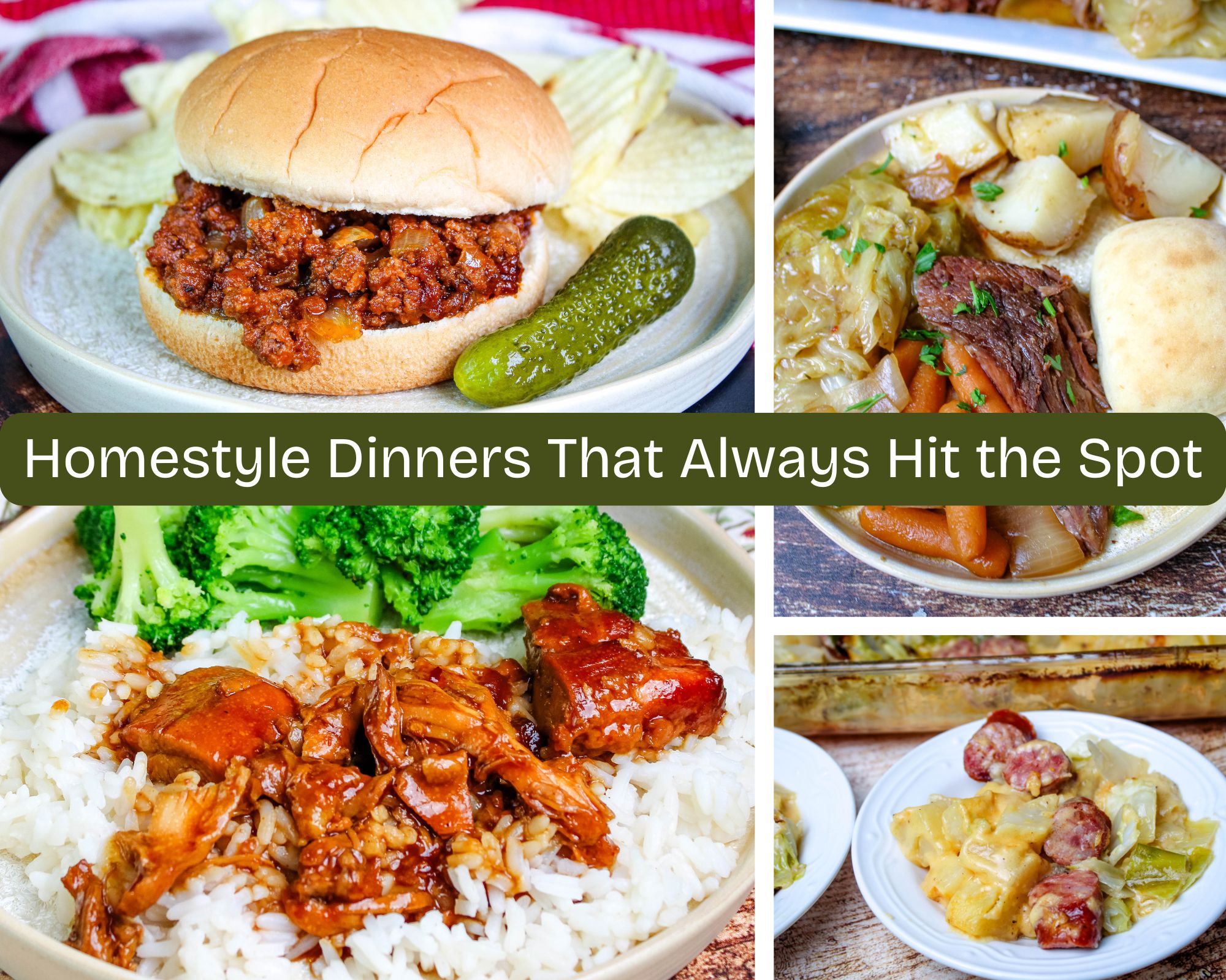 Homestyle Dinners That Always Hit the Spot
